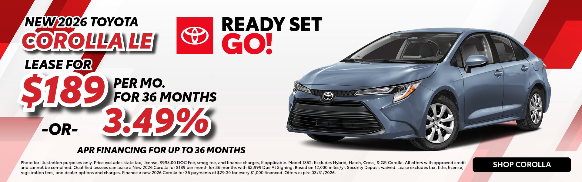 NEW 2026 TOYOTA COROLLA